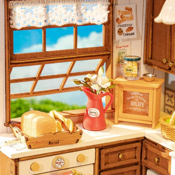 DIY Miniature House - Baking Kitchen (Wood)