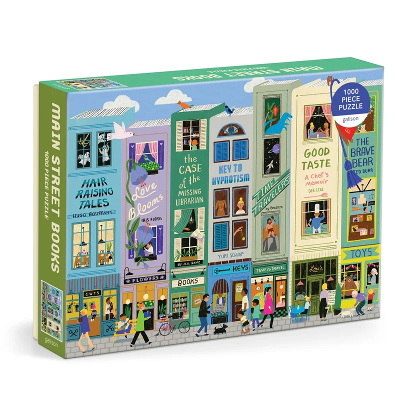 PFG Main Street Books (1000pcs) (Usage/Used - PUZZLES FOR GOOD)