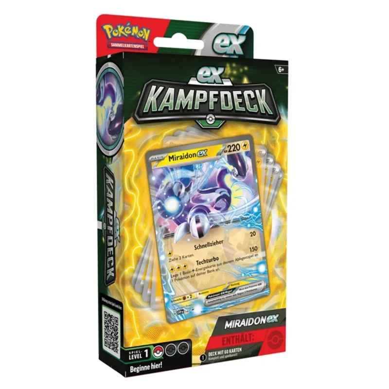 Pokémon - Ex Kampfdeck Juli Miraidon Ex oder Victini Ex - Deutsch