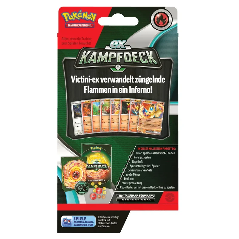 Pokémon - Ex Kampfdeck Juli Miraidon Ex oder Victini Ex - Deutsch