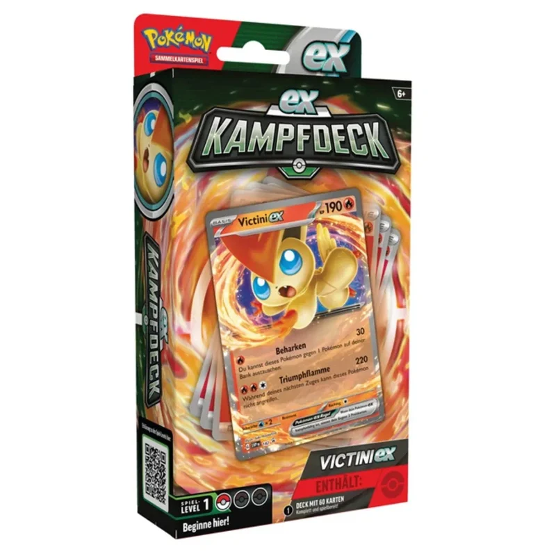 Pokémon - Ex Kampfdeck Juli Miraidon Ex oder Victini Ex - Deutsch