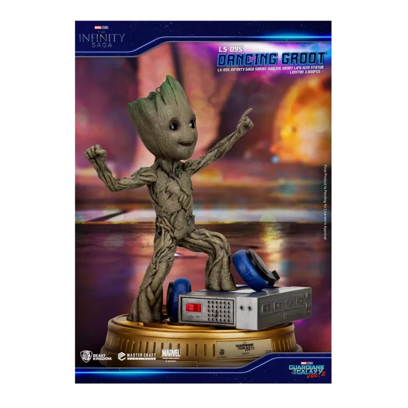 Guardians of the Galaxy 2 - Life - Size Statue Dancing Groot 32 cm