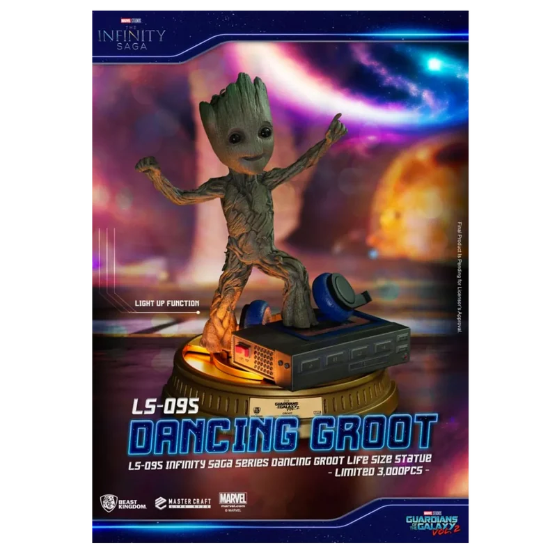 Guardians of the Galaxy 2 - Life - Size Statue Dancing Groot 32 cm