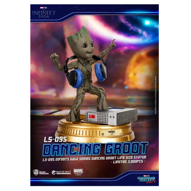 Guardians of the Galaxy 2 - Life - Size Statue Dancing Groot 32 cm