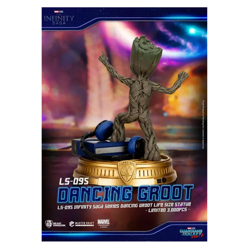 Guardians of the Galaxy 2 - Life - Size Statue Dancing Groot 32 cm