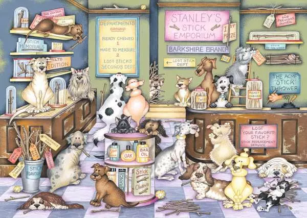 Ravensburger Dapper Dog's No. 2 - Stanley Stick Emporium (1000pcs)