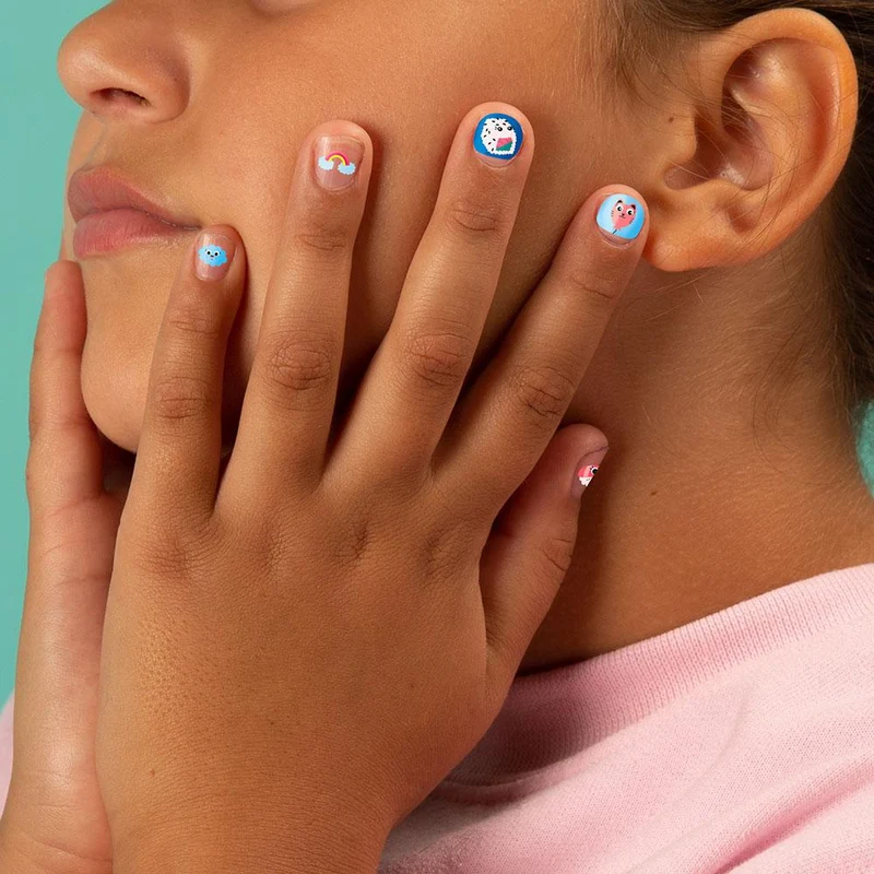 Nagelaufkleber – Lily 200 Stück