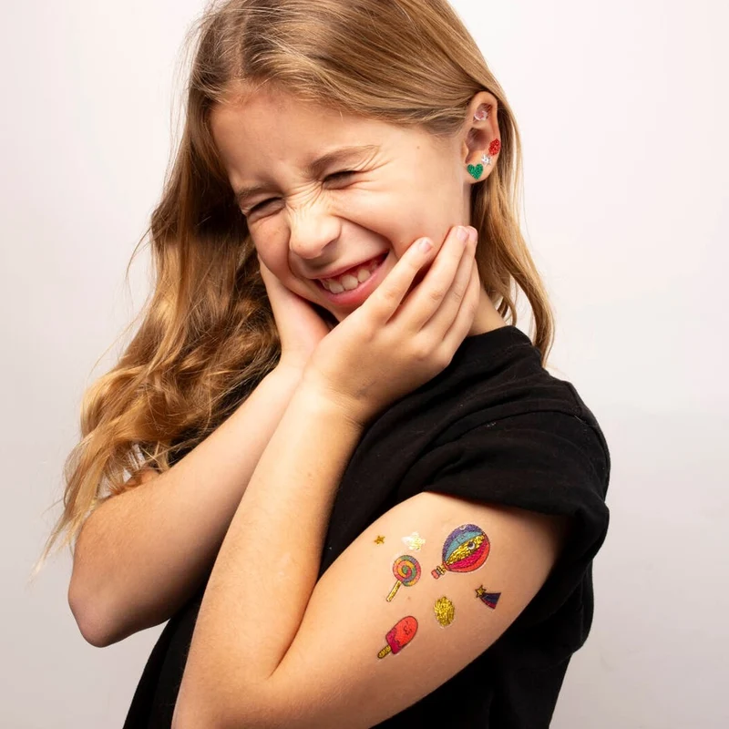 Tattoos für Kinder – Surf & Skate, 50 Stück