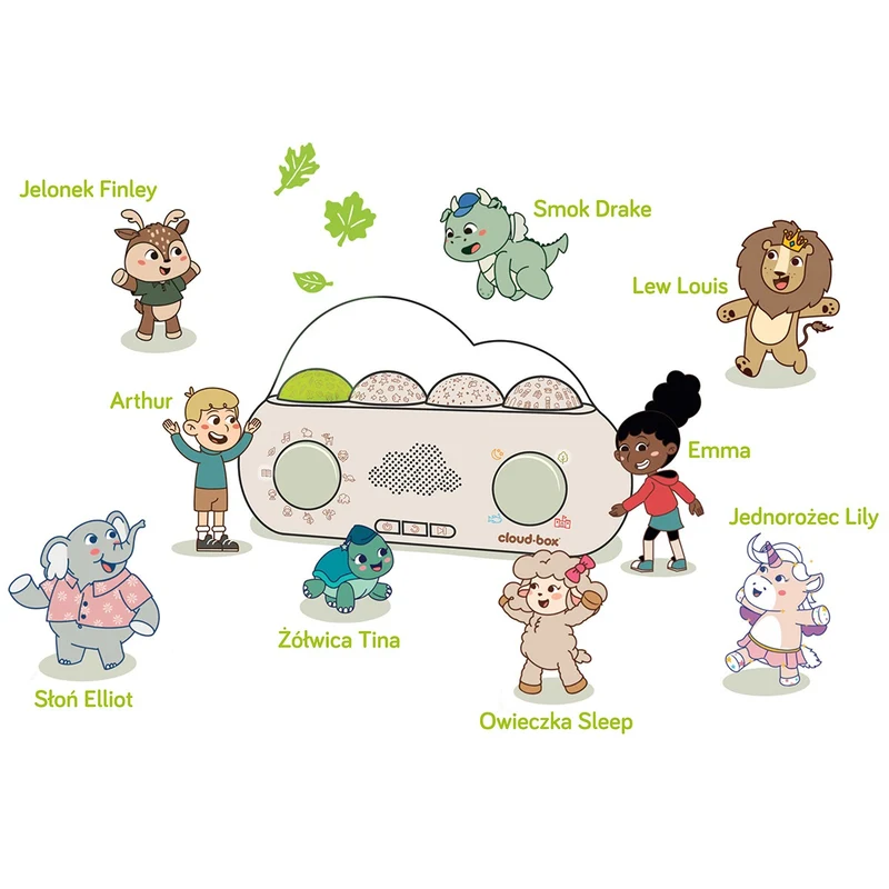 Musik-Märchen-Projektor CloudBox - Polnisch-Englische Version