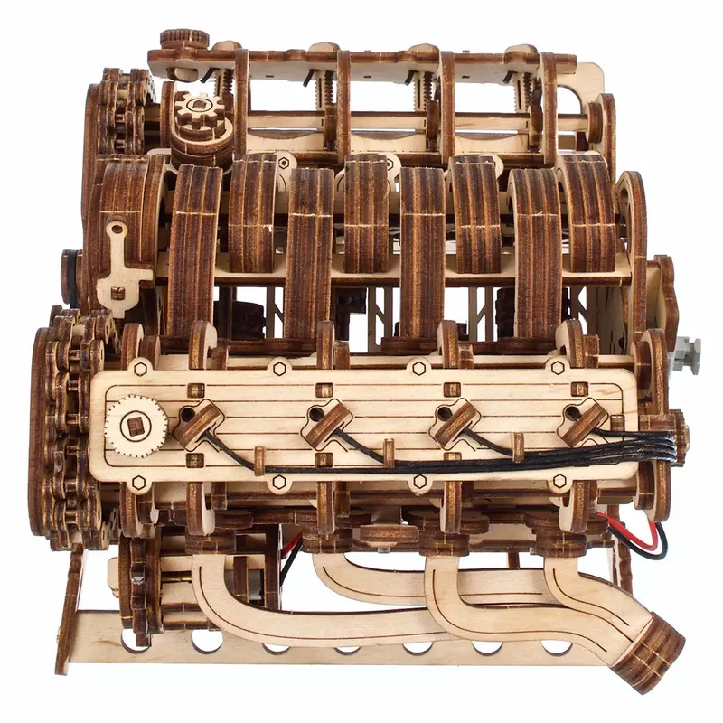 UGEARS 70264 - V8 Motor - 3D Holzbausätze