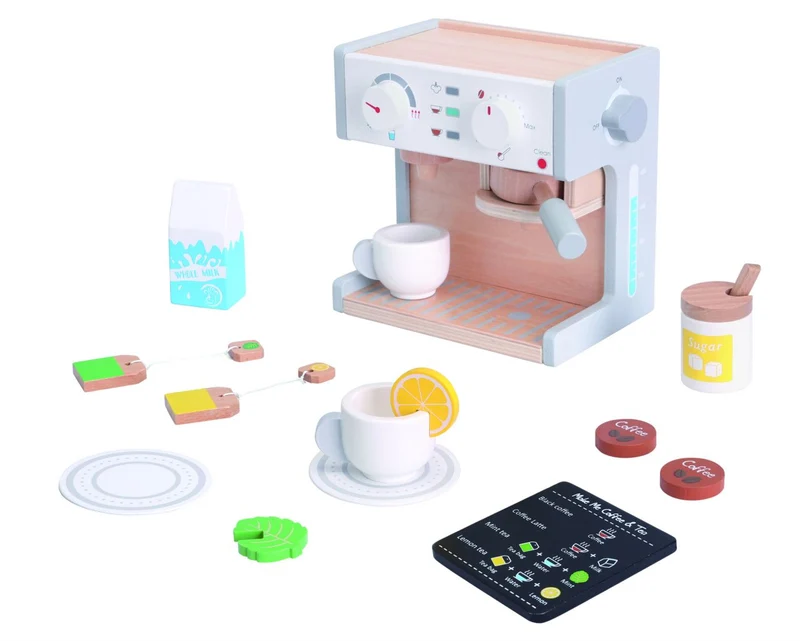 Spielba Kaffeemaschine mit viel Zubehör