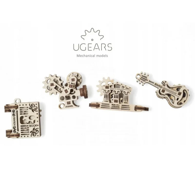 UGEARS 70041 - U - Fidgets Creation - Einsteigerset 3 - D Holzspielzeug