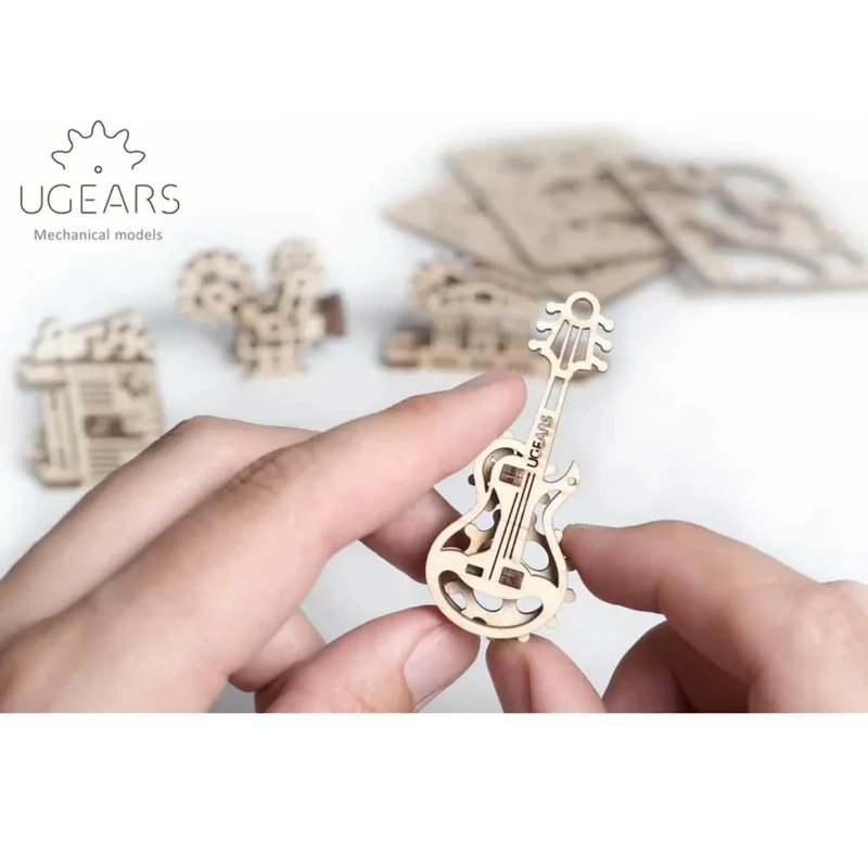 UGEARS 70041 - U - Fidgets Creation - Einsteigerset 3 - D Holzspielzeug