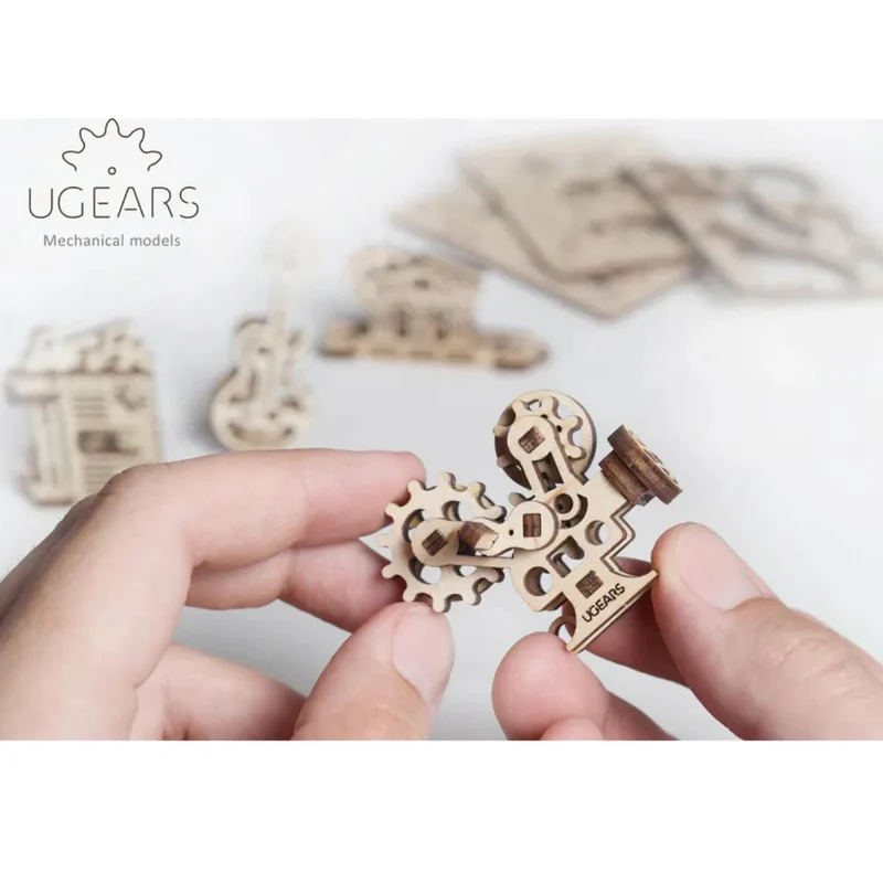 UGEARS 70041 - U - Fidgets Creation - Einsteigerset 3 - D Holzspielzeug
