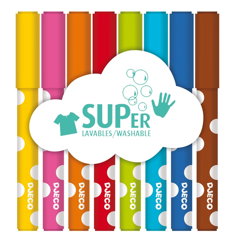 Filzstifte für Kleinkinder - 8 Farben