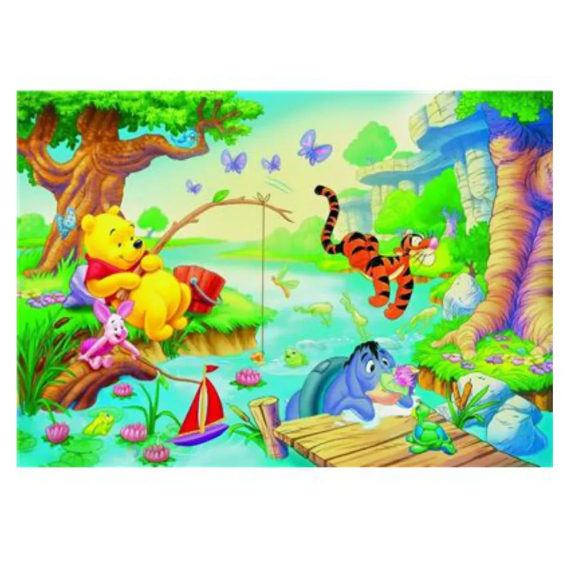 Clementoni Supercolor - Disney Winnie the Pooh Fishing - 150 Teile