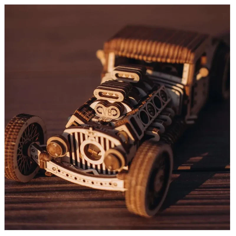 Wood Trick - Hot Rod – 3D Holzbausatz