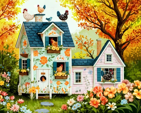 Hen House Hideaway (500pcs)