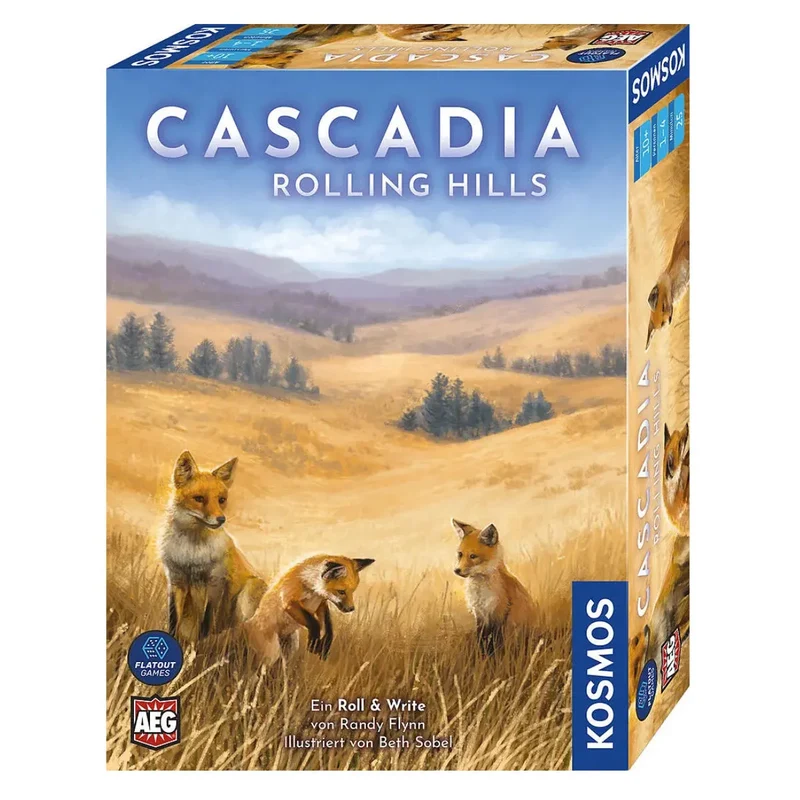 Kosmos - Cascadia Rolling Hills - Roll und Write Spiel