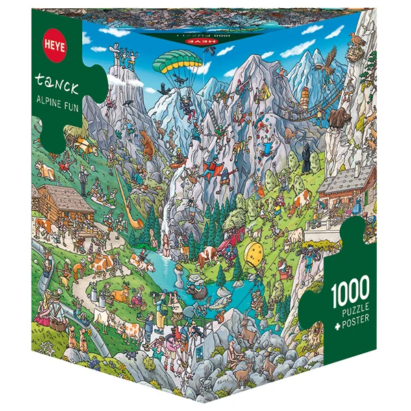 PFG Alpine Fun, Tanck (Triangular Box) (1000pcs) (Usage/Used - PUZZLES FOR GOOD)