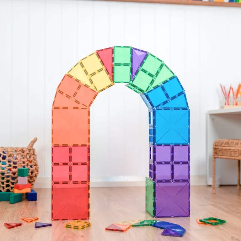 Magnetbausteine – Regenbogen-Starter-Set 60 Teile