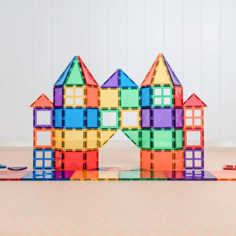 Magnetbausteine – Regenbogen-Starter-Set 60 Teile