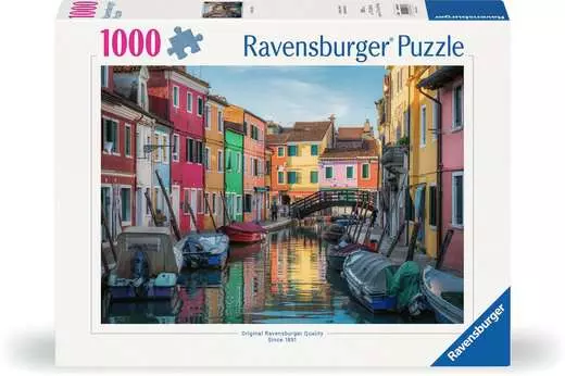 PFG Ravensburger Burano, Italy, Stephan Hefele (1000pcs) (Usage/Used - PUZZLES FOR GOOD)