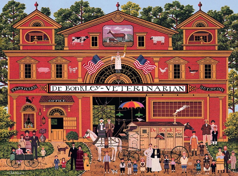 Dr. Bonkley's Family, Charles Wysocki (1000pcs)