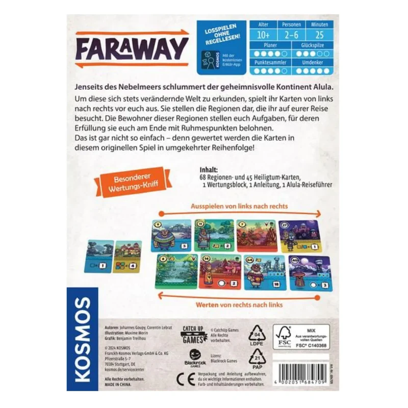 Kosmos - Faraway - abenteuerliches Kartenspiel