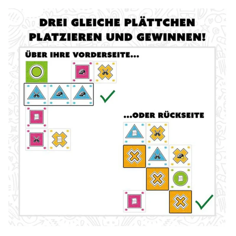 Kosmos - Linx Schere - Stein und TicTacToe - Taktikspiel