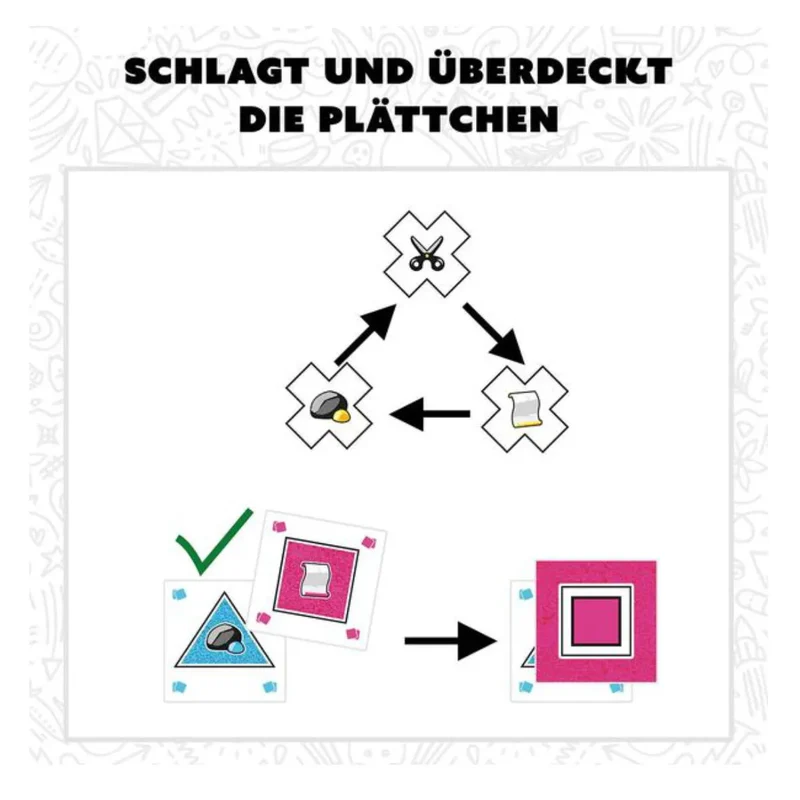 Kosmos - Linx Schere - Stein und TicTacToe - Taktikspiel