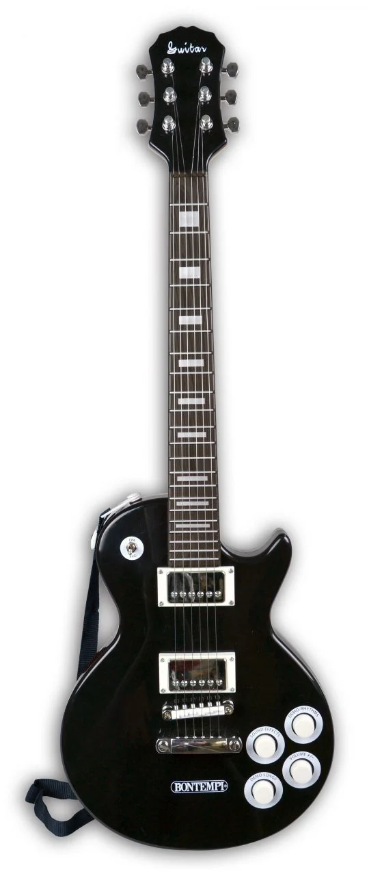 Bontempi Elektronische Rockgitarre schwarz