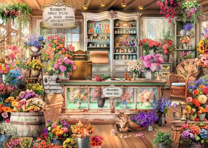 DMG Ravensburger All Seasons - Flower Shop, Lars Stewart (1000pcs) (DAMAGED BOX)