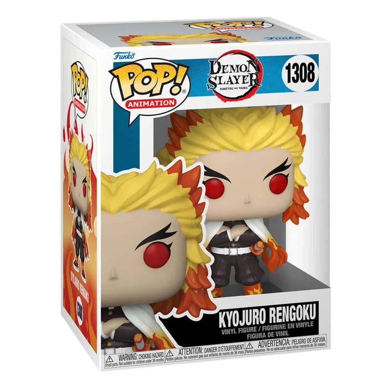 Demon Slayer - Kimetsu no Yaiba POP! Animation Vinyl Figur Kyojuro Rengoku - 9 cm