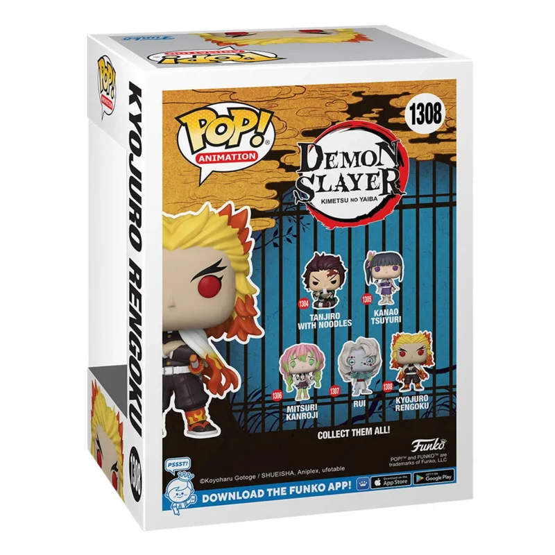 Demon Slayer - Kimetsu no Yaiba POP! Animation Vinyl Figur Kyojuro Rengoku - 9 cm
