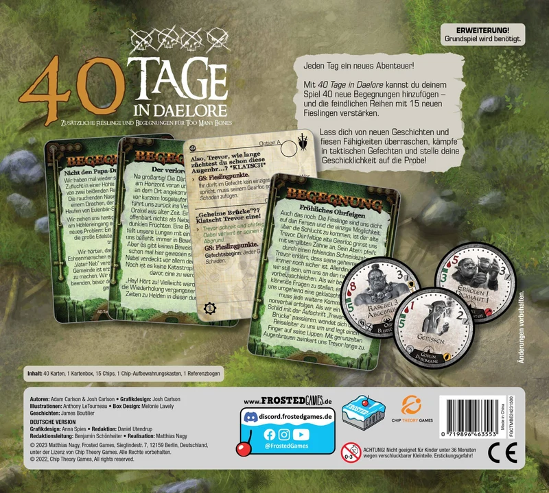 Too Many Bones: 40 Tage in Daelore (Erw.)