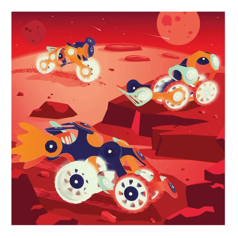 CLIXO Mars Rovers - Magnetspielzeug