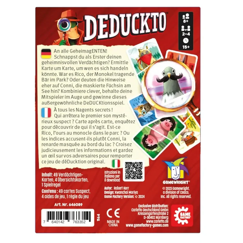 Game Factory - Deduckto - Kartenspiel