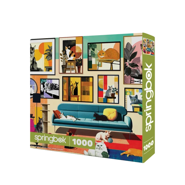 Mid-Century Cats (1000pcs)