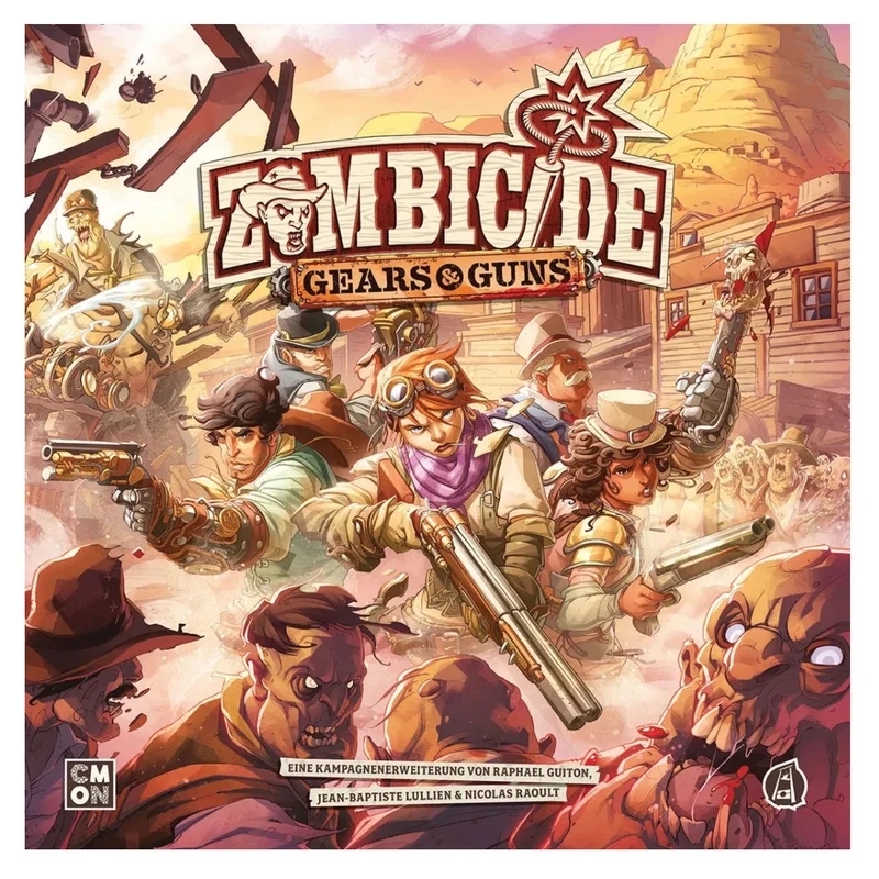 Asmodee - Zombicide Undead or Alive Gears and Guns - Brettspiel