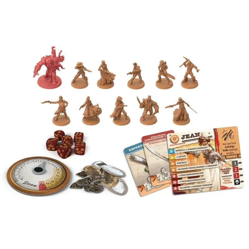 Asmodee - Zombicide Undead or Alive Gears and Guns - Brettspiel