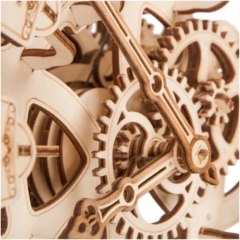 Wood Trick - Pendulum Uhr - Wanduhr – 3D Holzbausatz