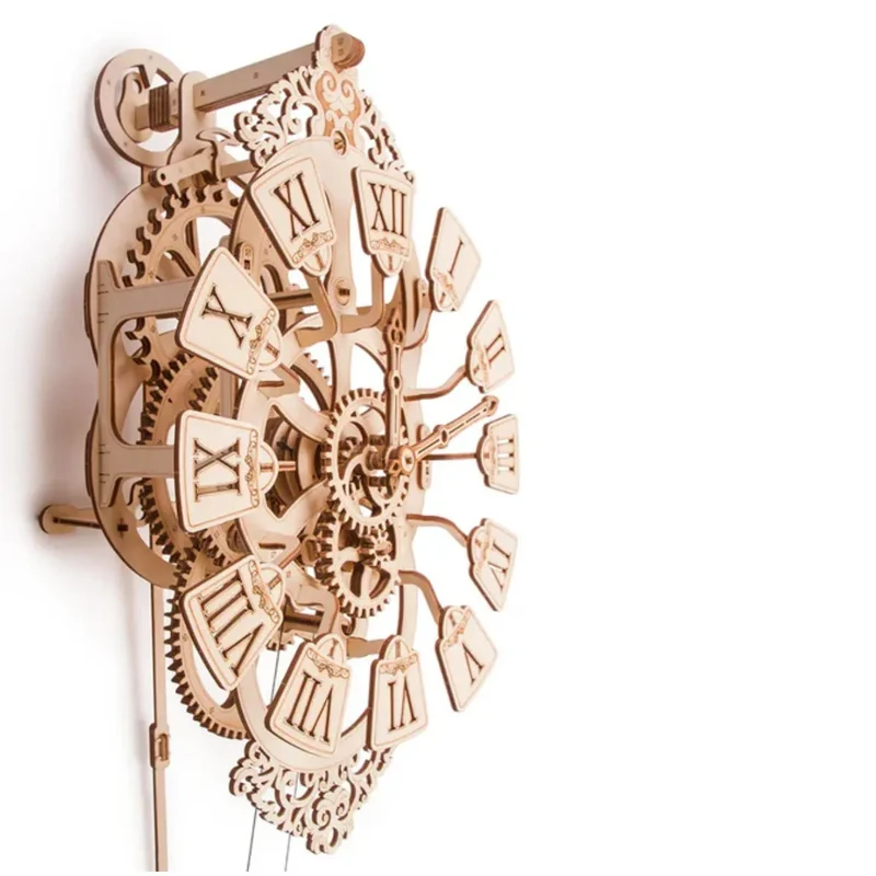 Wood Trick - Pendulum Uhr - Wanduhr – 3D Holzbausatz