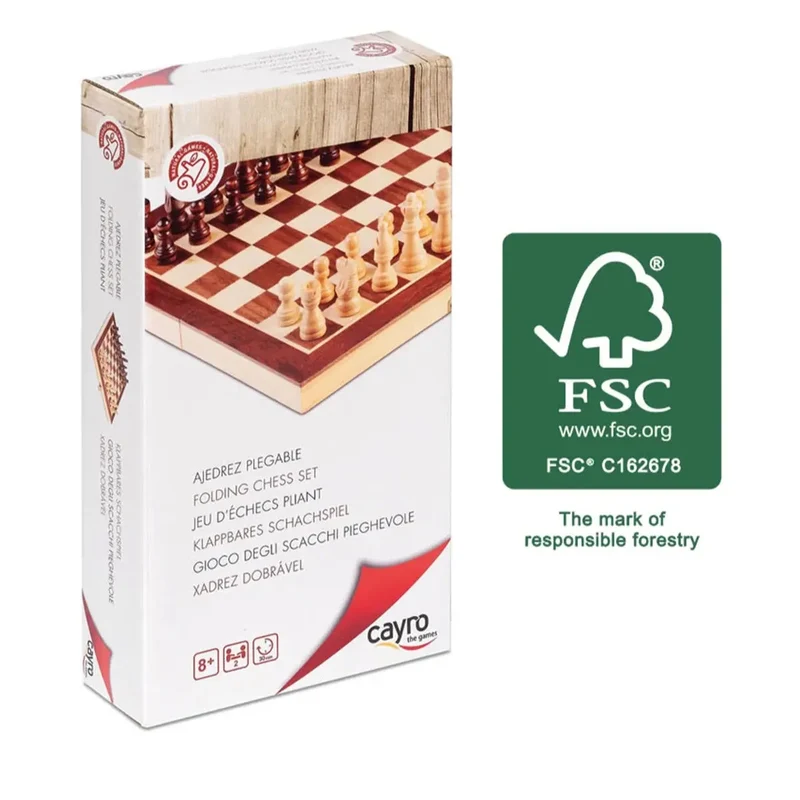 Cayro the Games - Schach klappbar FSC