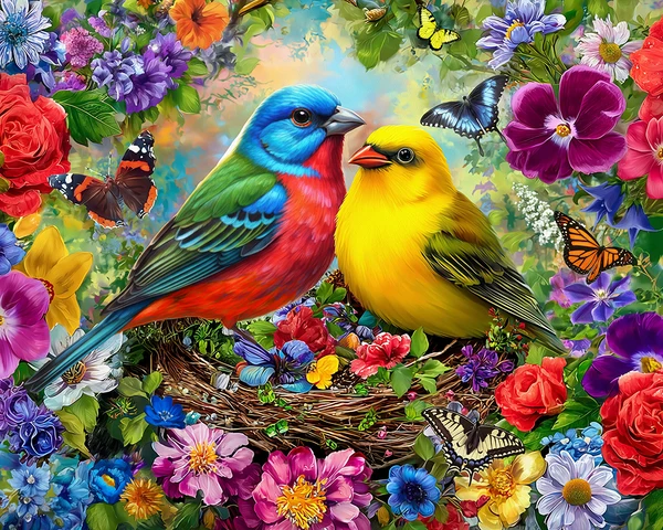 Spring Birds Serenade (500pcs)