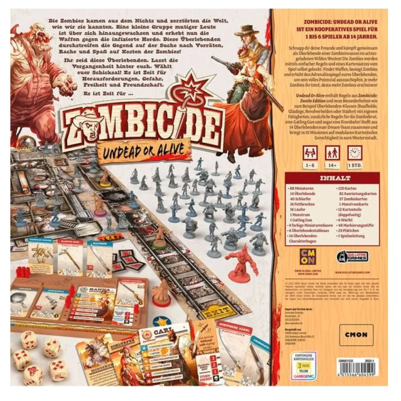 Asmodee - Zombicide Undead or Alive - Brettspiel
