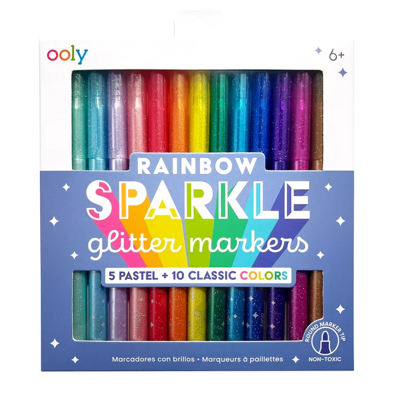 Glitzernde Filzstifte – Rainbow Sparkle