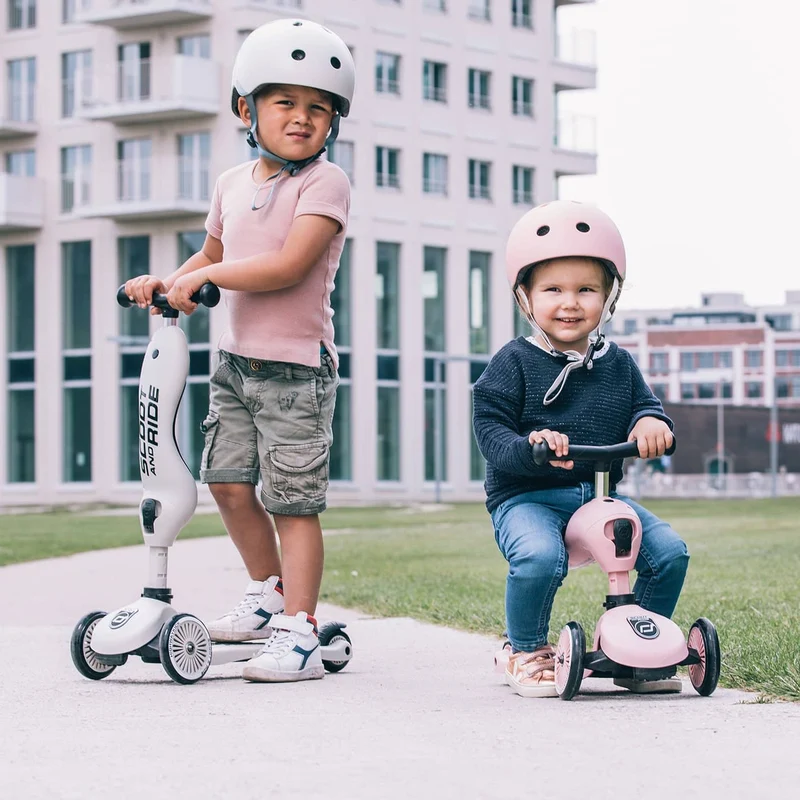 Roller und Fahrrad 2in1 Highwaykick 1-5 Jahre - Rose