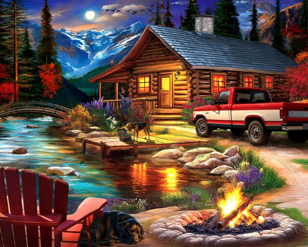 Cabin on the Creek (500pcs)