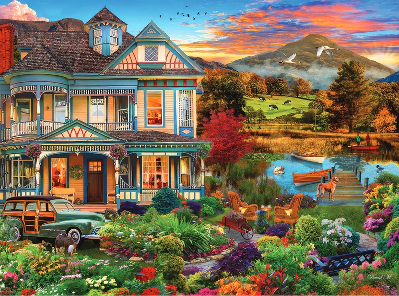 Gold - Garden Country, David Maclean (1000pcs)